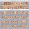 Custom Gray Texas Orange-White Authentic Baseball Jersey