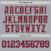 Custom Gray Crimson-Black Authentic Baseball Jersey