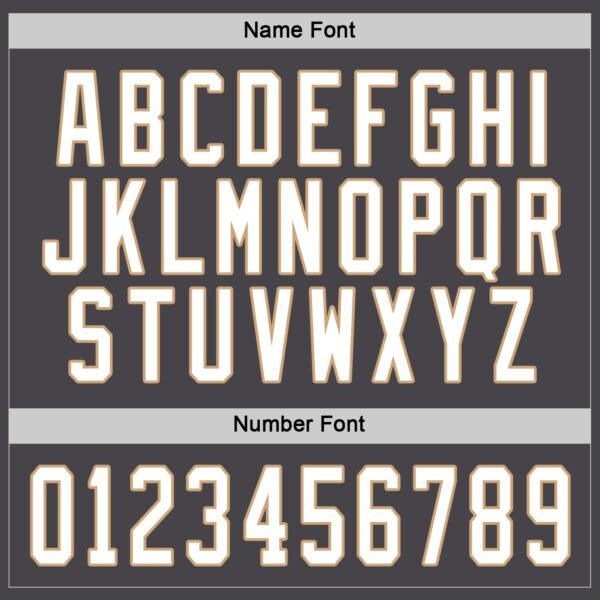 Custom Steel Gray White-Old Gold Hockey Jersey