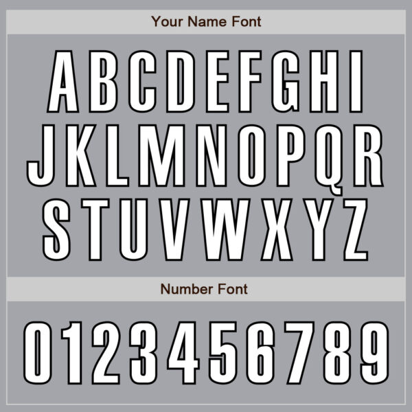 Custom Gray White-Black Authentic Baseball Jersey