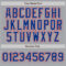 Custom Gray Royal Pinstripe Royal-Red Authentic Baseball Jersey