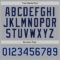 Custom Gray Navy Pinstripe Navy-Light Blue Authentic Baseball Jersey
