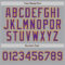 Custom Gray Purple Pinstripe Purple-Gold Authentic Baseball Jersey