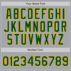 Custom Gray Green Pinstripe Green-Gold Authentic Baseball Jersey