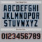 Custom Gray Black Pinstripe Black-Powder Blue Authentic Baseball Jersey