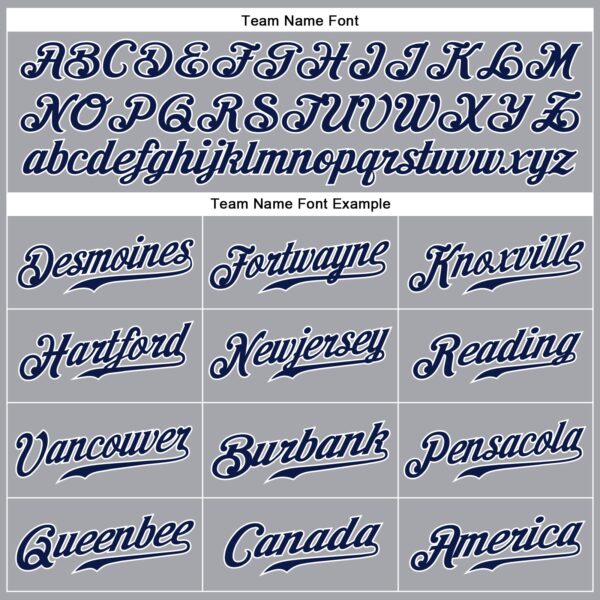 Custom Gray Navy-White Authentic Sleeveless Baseball Jersey