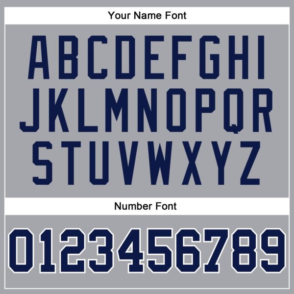 Custom Gray Navy-White Authentic Sleeveless Baseball Jersey