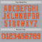 Custom Gray Orange White-Royal Authentic Baseball Jersey