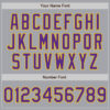 Custom Gray Purple-Gold Authentic Baseball Jersey