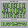 Custom Gray Neon Green-Black Authentic Baseball Jersey