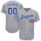 Custom Gray Royal-Red Authentic Baseball Jersey