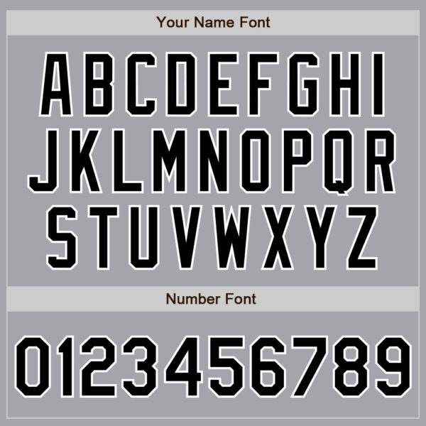 Custom Gray Black Pinstripe Black-White Authentic Baseball Jersey