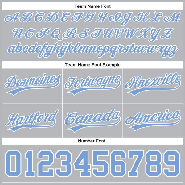 Custom Gray Light Blue-White Authentic Throwback Basketball Shorts