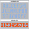 Custom Gray Orange-Light Blue Authentic Baseball Jersey