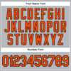 Custom Gray Black Pinstripe Orange Authentic Baseball Jersey