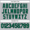 Custom Gray Black Pinstripe Kelly Green Authentic Baseball Jersey