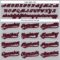 Custom Gray Black Pinstripe Crimson Authentic Baseball Jersey