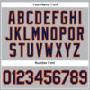 Custom Gray Navy Pinstripe Orange Authentic Baseball Jersey