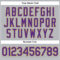 Custom Gray Purple Pinstripe Old Gold Authentic Baseball Jersey
