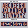 Custom Gray Navy-Orange Authentic Baseball Jersey