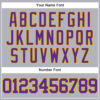 Custom Gray Purple-Gold Authentic Baseball Jersey