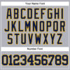 Custom Gray Navy-Gold Authentic Baseball Jersey