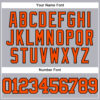 Custom Gray Orange-Black Authentic Baseball Jersey