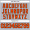 Custom Gray Orange-Black Authentic Baseball Jersey
