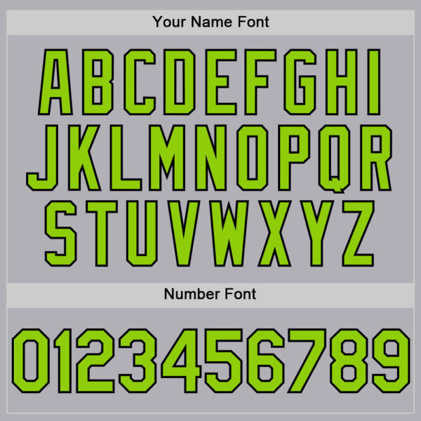 Custom Gray Neon Green-Black Mesh Authentic Throwback Baseball Jersey