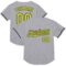 Custom Gray Neon Yellow-Black Mesh Authentic Throwback Baseball Jersey