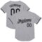 Custom Gray Black Mesh Authentic Throwback Baseball Jersey