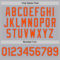 Custom Gray Orange-Powder Blue Mesh Authentic Throwback Baseball Jersey