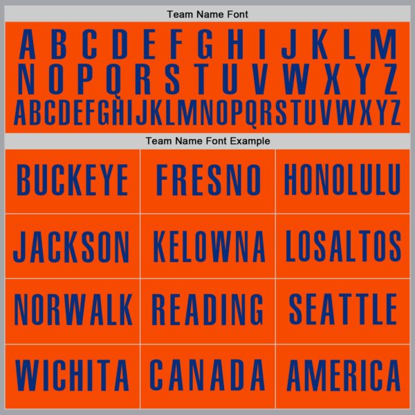 Custom Gray Royal-Orange Authentic Baseball Jersey