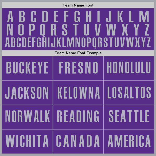 Custom Gray Purple-Black Authentic Baseball Jersey