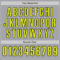 Custom Gray Neon Yellow-Black Authentic Baseball Jersey