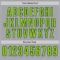 Custom Gray Neon Green-Navy Authentic Baseball Jersey