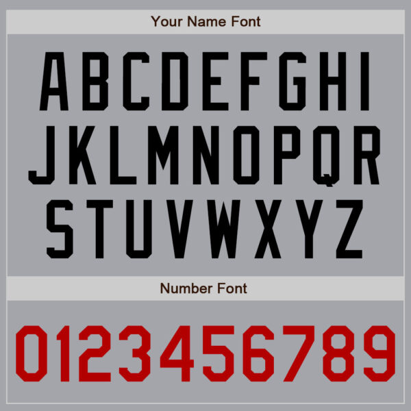 Custom Gray Black Pinstripe Red-White Authentic Baseball Jersey