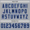 Gray0854-3 Custom Gray Navy-Light Blue Mesh Authentic Throwback Football Jersey