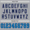 Gray0855-3 Custom Gray Blue-Navy Mesh Authentic Throwback Football Jersey