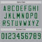 Gray0868-3 Custom Gray Green-White Mesh Authentic Throwback Football Jersey