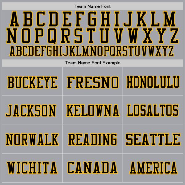 Custom Gray Black-Gold Mesh Authentic Throwback Football Jersey