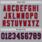Gray0873-3 Custom Gray Navy Red-White Mesh Authentic Throwback Football Jersey