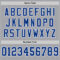 Gray0879-3 Custom Gray Royal-White Mesh Authentic Throwback Football Jersey