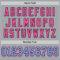 Gray0881-3 Custom Gray Light Blue Black-Pink Mesh Authentic Throwback Football Jersey