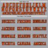 Custom Gray Orange-Black Mesh Authentic Throwback Football Jersey