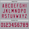 Custom Gray Maroon-White Mesh Authentic Throwback Football Jersey