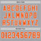 Custom Gray Orange-White Mesh Authentic Throwback Football Jersey