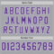 Custom Gray Purple-White Mesh Authentic Throwback Football Jersey
