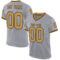Gray0935 Custom Gray Old Gold-Black Mesh Authentic Throwback Football Jersey