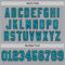 Gray0937-3 Custom Gray Teal-Black Mesh Authentic Throwback Football Jersey